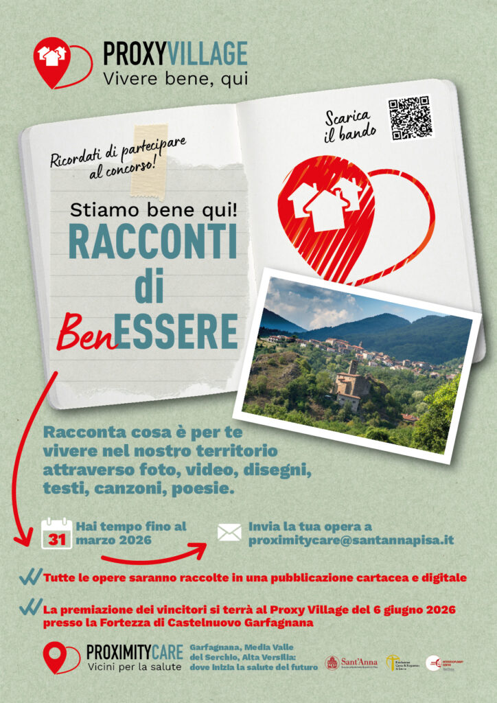 Concorso Stiamo bene qui! Racconti di BenEssere. Racconta cosa è per te vivere nel nostro territorio attraverso foto, video, disegni, testi, canzoni, poesie.